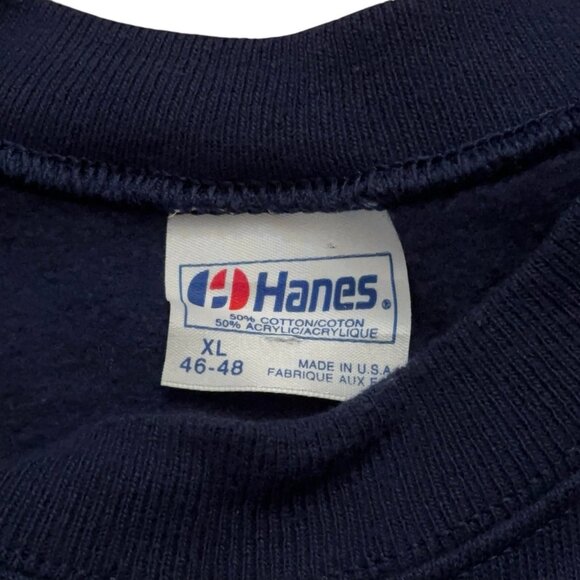 Vintage 80s 90s University of Arizona Sweatshirt Mens Size XL Crewneck Blue - Picture 4 of 4